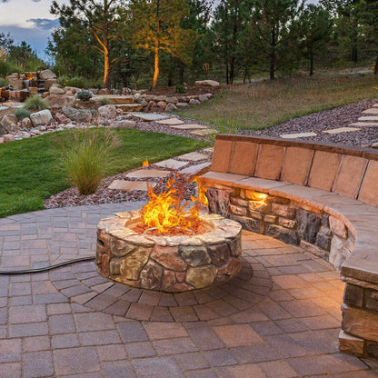 28 Inch Propane Gas Fire Pit