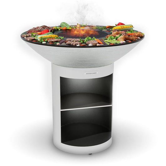 Arteflame 40" Stainless Steel Grill & Griddle — Storage Base