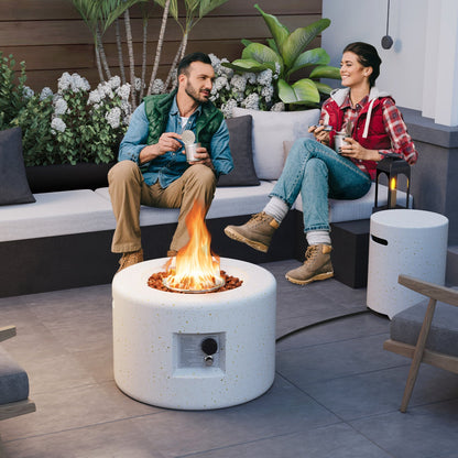 40 000 BTU Fire Pit Table Set with Hideaway Tank Holder
